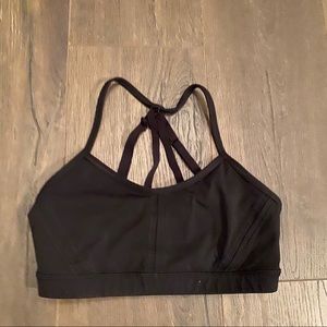 Lululemon size 4 black sports bras